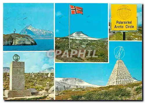 Cartes postales moderne Polarsirkelen Artic Circle Norway