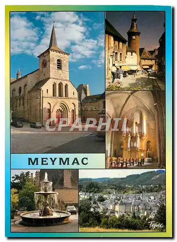 Cartes postales moderne Meymac Correze Le centre Ville