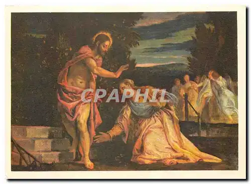 Cartes postales moderne Les Chefs d'Ceuvre du Musee de Grenoble Paul Caliari dit Le Veronese Jesus et la Madeleine