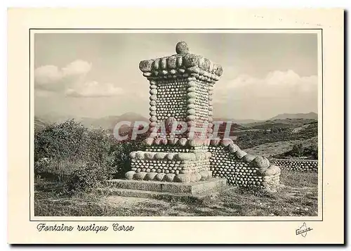 Cartes postales moderne La Corse Ile de Beaute Fontaine Rustique Corse