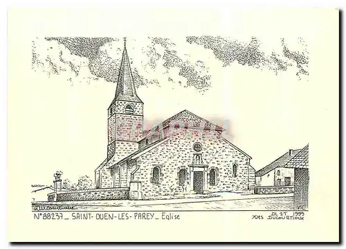 Cartes postales moderne Saint Ouen les Parey Eglise