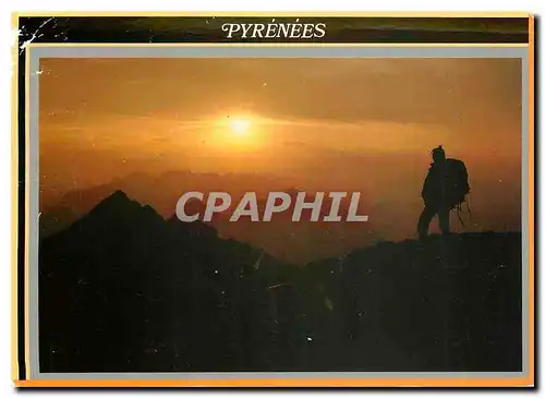 Cartes postales moderne Joles Pyrenees Coucher de soleil dpuis le Pic du Midi de Bigorre