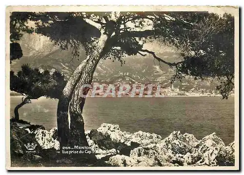 Cartes postales moderne Menton Vue prise