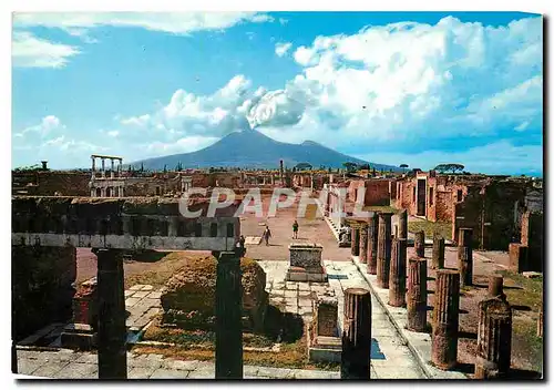 Moderne Karte Pompei Vue generale du Forum