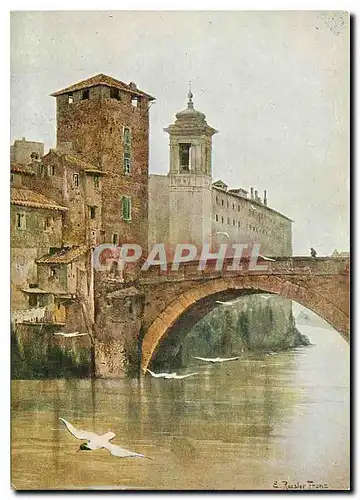 Cartes postales moderne Roma Sparta l'Isola di S Bartolomeo e Torre dei Caelani