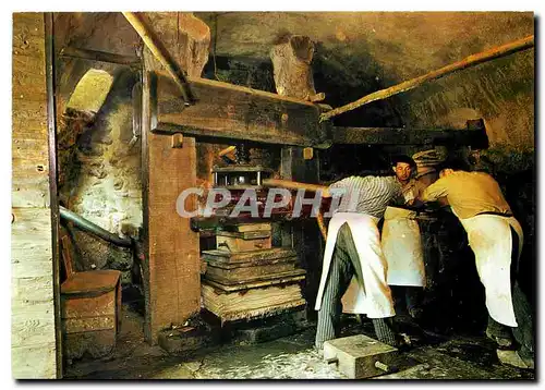 Cartes postales moderne Musee Historique du Papier Moulin Richard de Bas Ambert P de D Le pressage des feuilles blanches