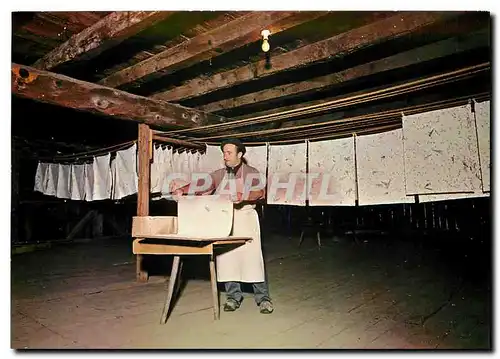 Cartes postales moderne Musee Historique du Papier Moulin Richard de Bas Ambert Puy de Dome Les Etendoirs