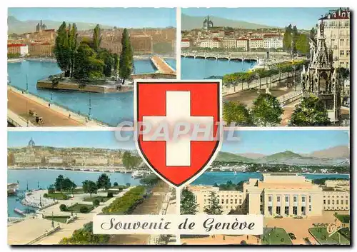 Cartes postales moderne Geneve Vue vers la Cathedrale