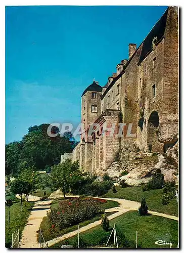 Moderne Karte Pons Char Mar Les remparts et le jardin