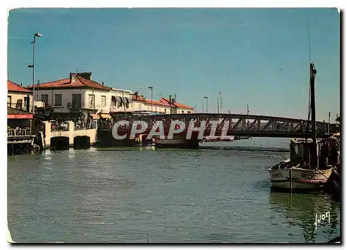 Cartes postales moderne Couleurs et Lumiere de France Le Grau du Roi Le Pont Tournant