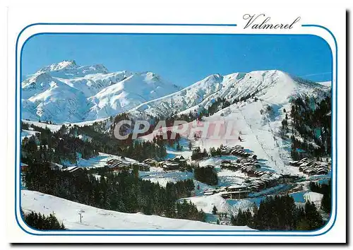 Cartes postales moderne Valmorel Savoie Vue panoramique et le domaine skiable