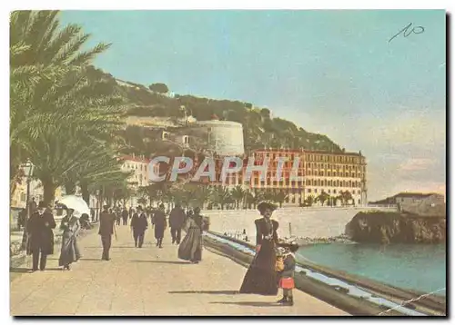 Cartes postales moderne Nice au Temps Passe La Promenade du Midi Les Ponchettes en 1910