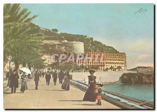 Moderne Karte Nice au Temps Passe La Promenade du Midi Les Ponchettes en 1910