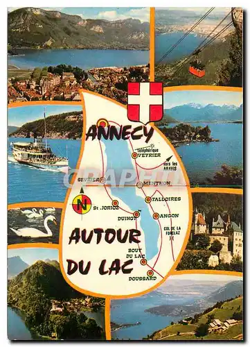 Cartes postales moderne Paysages du Lac d'Annecy