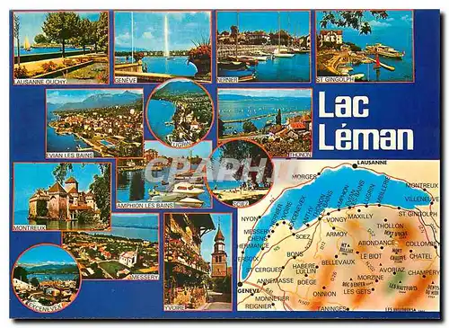 Cartes postales moderne Le Lac Leman Hte savoie