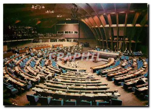 Moderne Karte Strasbourg France Palais de l'Europe Siege du Conseil de l'Europe
