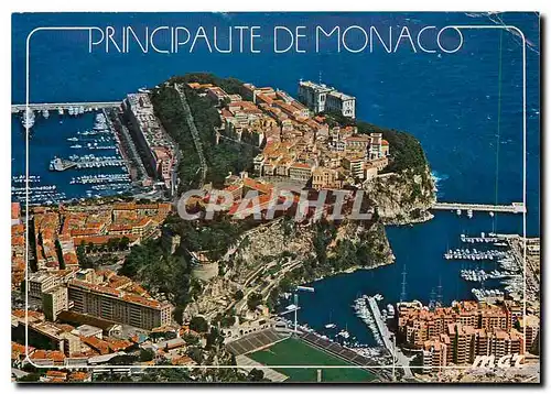 Cartes postales moderne La Principaute de Monaco Monaco Le Rocher