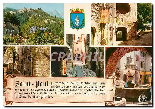 Cartes postales moderne La Cote d'Azur St Paul de Vence