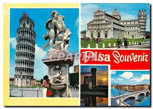 Moderne Karte Pisa Souvenir