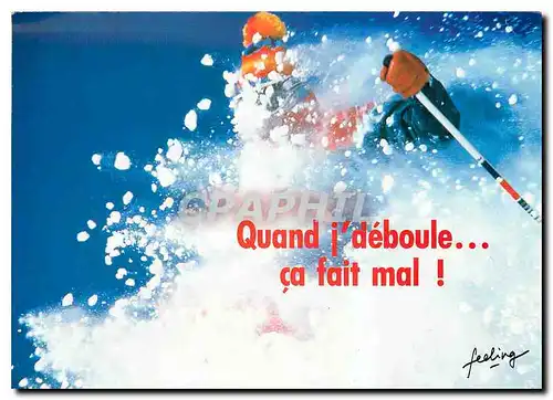 Cartes postales moderne Sur les pistes Ski
