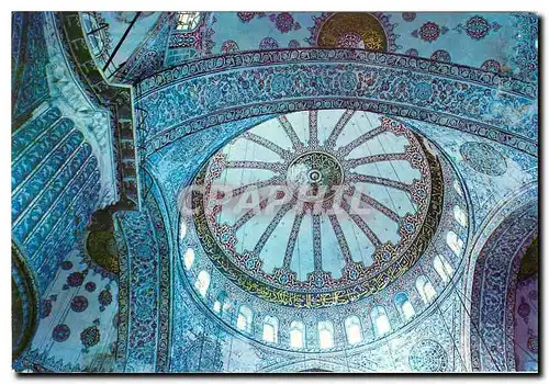 Cartes postales moderne Istanbul Interieure de la Mosquee Bleue