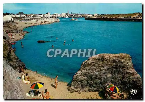 Cartes postales moderne Saint Gilles Croix de Vie Vendee la petite Plage et l'entree du Port
