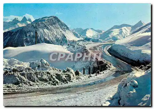 Moderne Karte La Toussuire Savoie le Petit Pont les Aiguilles d'Avre et la Meije