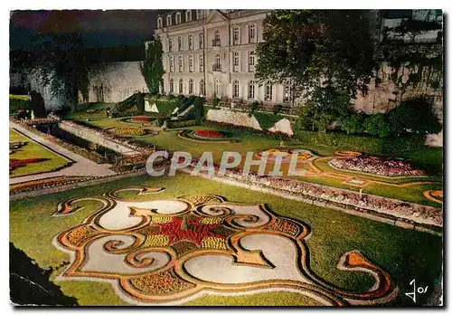 Moderne Karte La Bretagne en Couleurs Vannes Morbihan Feerie Nocturne dans les Jardins de l'Hermine