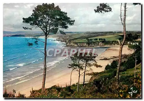 Cartes postales moderne La Bretagne en Couleurs la Plage du Ris et la Baie de Douarnenez ou serait engloutie la Ville d'