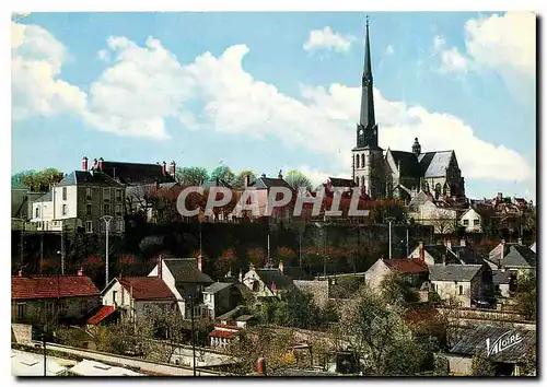 Cartes postales moderne La Gatinais Pithiviers Loiret l'eglise Saint Salomon Saint Gregoire XVI siecle dominant la ville