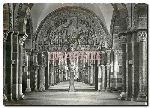 Cartes postales moderne Vezelay Yonne l'eglise abbatiale de Sainte Madeleine le Narthex et le Bef