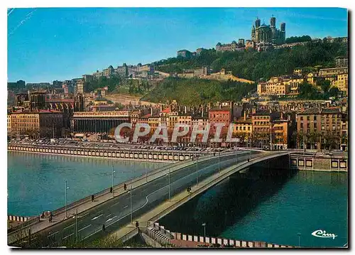 Cartes postales moderne Lyon RHone Pont Marechal Juin la Saone Palais de Justice Fourviere