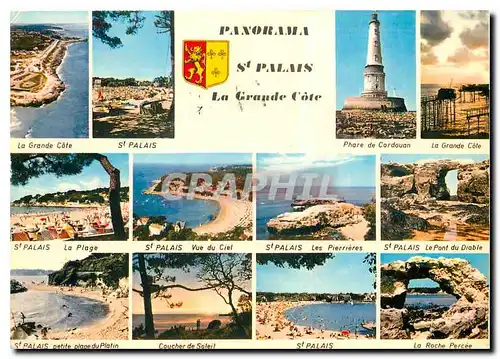 Cartes postales moderne Cote de Beaute de St palais sur Mer a la Grande Cote
