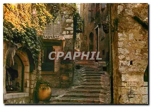 Cartes postales moderne La Cote d'Azur St Paul de Vence Montee de l'Eglise