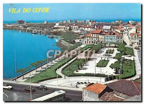 Moderne Karte Vila de Conde Costu Verde Portugal