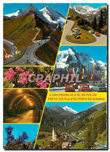 Moderne Karte Grossglockner Hochalpenstrasse