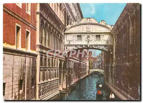 Moderne Karte Venezia Le Pont des Soupirs