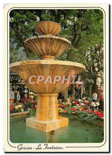 Moderne Karte Reflets de la Cote d'Azur Grasse A Mmes la Fontaine