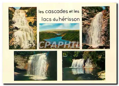 Cartes postales moderne Les Cascades et les Lacs du Herisson Cascade de l'Eventail le Grand Saut les Lacs du Val de Cham
