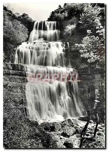 Moderne Karte Paysages du Jura Cascades du Herisson l'Eventail