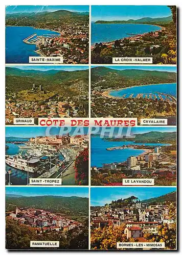 Cartes postales moderne Le Merveilleuse Cote des Maures Sainte Maxime La Croix Valmer Grimaud Cavalaire Lavandou