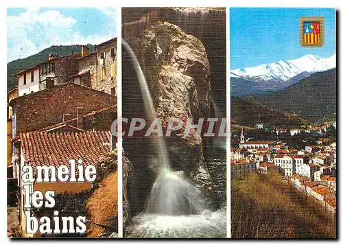 Cartes postales moderne Lumiere et couleurs du Vallespir Amelie les Bains divers aspects