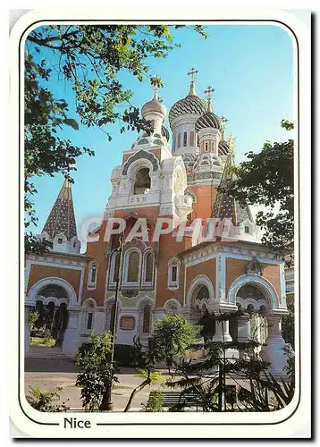 Cartes postales moderne Reflets de la Cote d'Azur Nice l'Eglise Russe