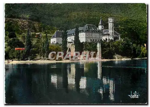 Moderne Karte Lac du Bourget Abbaye d'Hautecombe