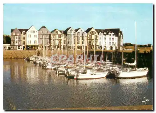 Moderne Karte La Bretagne en Couleurs Arzon Morbihan le port du Crouesty