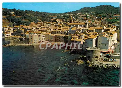 Moderne Karte La Cote d'Azur Inoubliable Saint Tropez vue generale