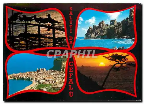 Cartes postales moderne Saluti da cefalu