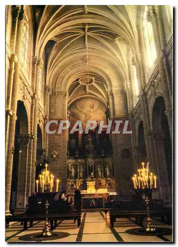 Moderne Karte En Bretagne Sainte Anne d'Auray Morbihan l'Interieur de la BAsilique XIX siecle