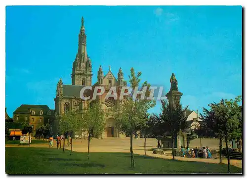 Moderne Karte Saint Anne d'Auray Morbihan la BAsilique et la Fontaine