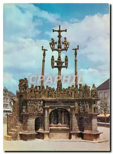 Moderne Karte Vieilles Pierres Saintes en Bretagne le Calvaire de Plougastel Daoulas un des plus importants de